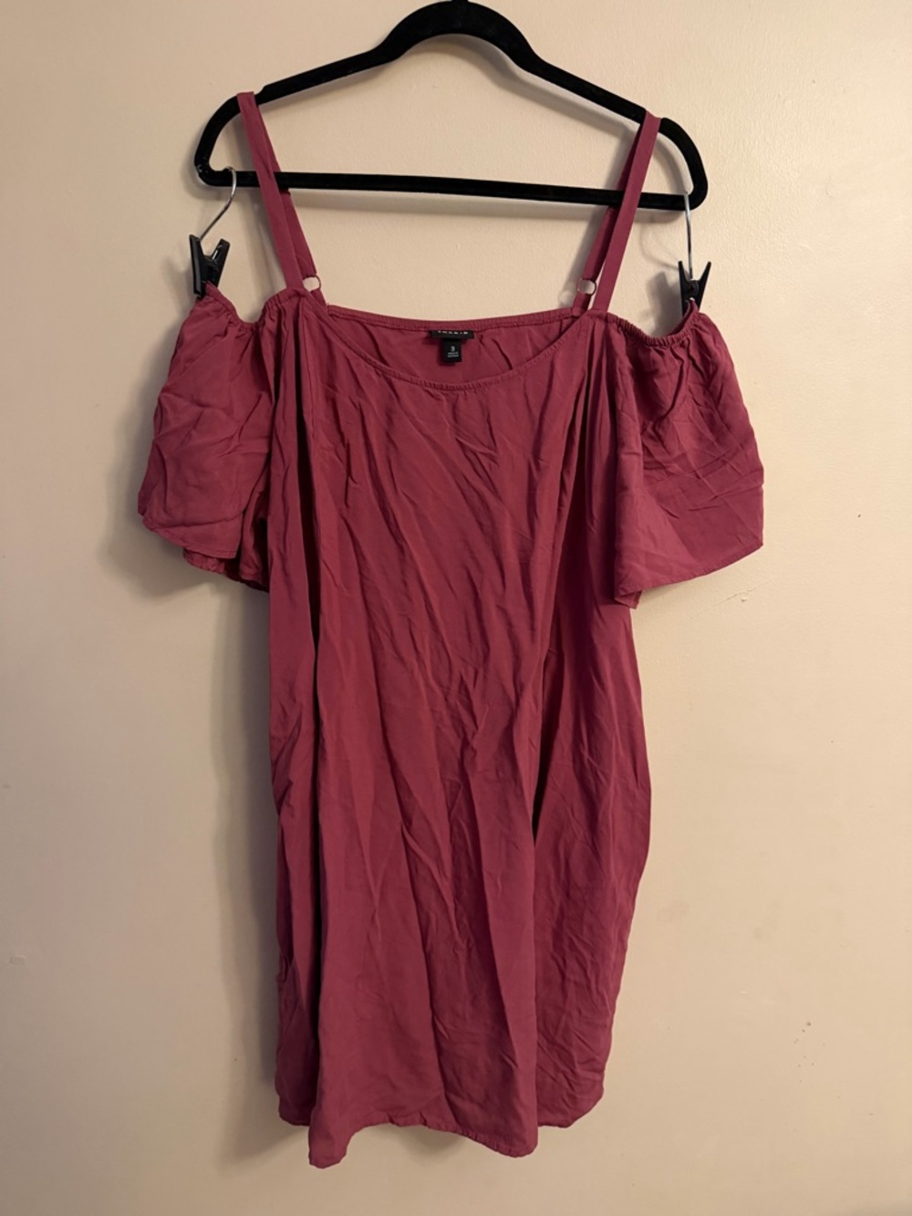 torrid mini dress in Deep Mauve